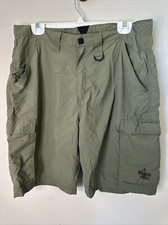 Boy Scout Nylon Shorts Adult Medium Green