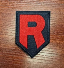 Team Rocket Patch Pokemon Nintendo Video Games Anime Embroidered Iron On 3X2"