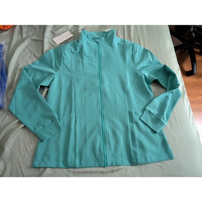 Mandala Women's Modern Scrub Jacket  Surgical Green- Size XS