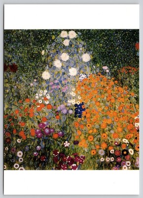Bauerngarten Close-Up Flower Arrangement Salzburg Austria Postcard