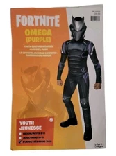 Fortnite Omega Purple Boys 2-PC Halloween Costume Jumpsuit & Half Mask