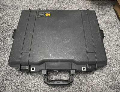 Pelican 1495 Laptop Protective Hard Shell Case with some foam and combo lock
