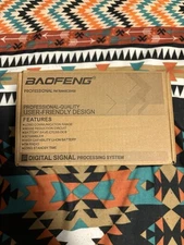 Baofeng Professional FM Transceiver Radio, Portable, Black, Dual Band. NEW OPEN*