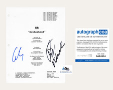 GEORGE CLOONEY AND ANTHONY EDWARDS AUTOGRAPH SIGNED ER COMPLETE FULL SCRIPT ACOA