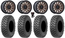 Fuel Cycle 15" Wheels Bronze +10mm 35"Alpha Soft Tires UForce U10Pro/U10XL Pro