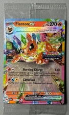 Pokemon Prismatic Evolutions Flareon ex 014/131 Surprise Box Stamped Sealed QTY