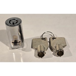 Tubular Cam Lock Cylinder AA2AB Cabinet Lock 2 Keys Chrome