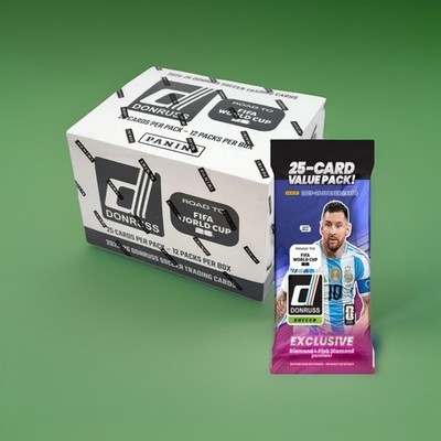2025-26 Panini Donruss Road to World Cup Soccer Fat Pack Box - BRAND NEW SEAL