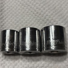 BLUE-POINT BY SNAP-ON 3/8" DRIVE 3/4,7/8,1” 6 POINT SHALLOW SOCKET