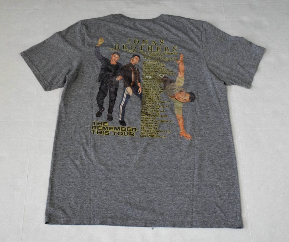 Camiseta Banda Russell Athletics Talla M Jonas Brothers 2021 The Remember This Tour Foto 2 de 4