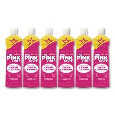 The Pink Stuff Miracle Cream Cleaner, Fruity Scent, 16.9 oz Bottle, 6/Carton