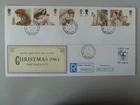 GB FDC 1984 Christmas Nasareth CDS Bangor Cat £25