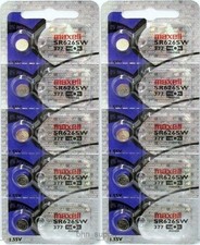 10 Maxell LR626 LR-626 AG4 177 377A 1.5Volt Alkaline Watch Battery New Sealed