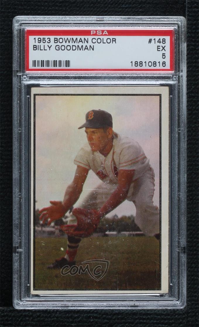 1953 Bowman Color Billy Goodman #148 PSA 5 14dq