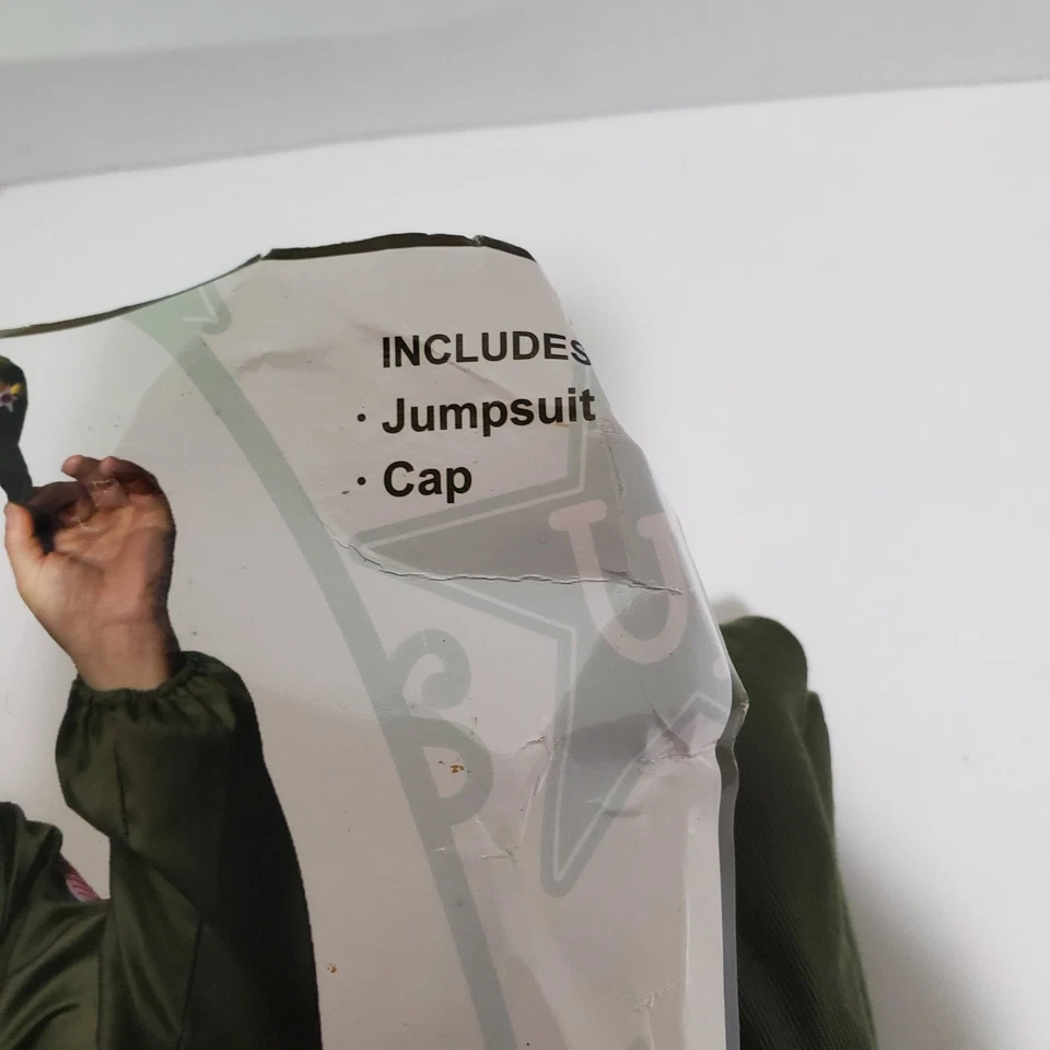 Disfraz de Piloto de la Fuerza Aérea Adulto M Vestir América Top Gun Halloween Mono Nuevo Foto 3 de 4