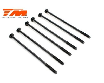 Team Magic Schrauben Rundkopf M3 x 80mm TM126380RCR 