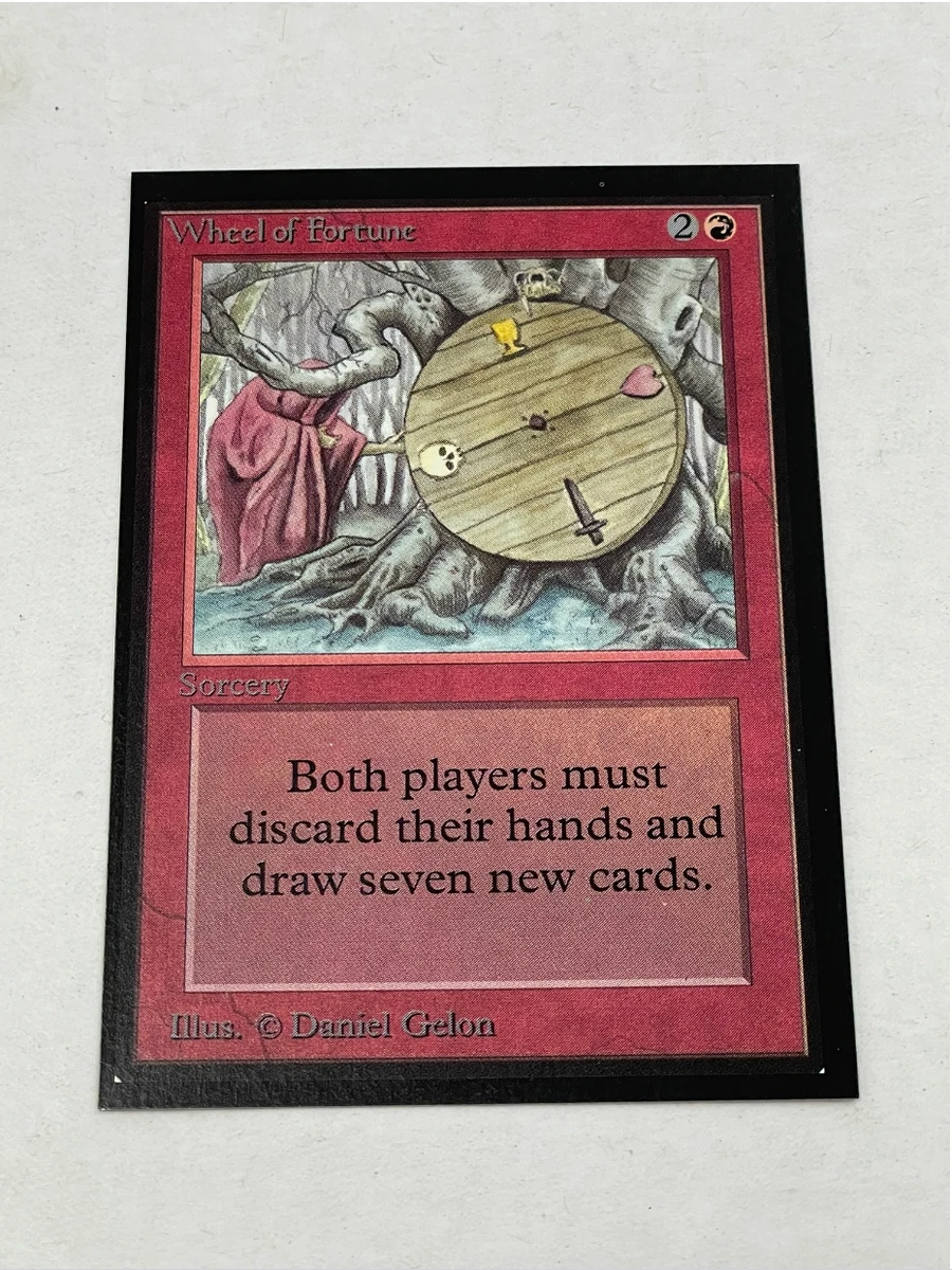 Wheel Of Fortune In Individual Magic: The Gathering Cards for sale