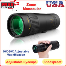 10-30x40 Monoculars For Adults High Powered Monocular Telescope With Bak4 Prism