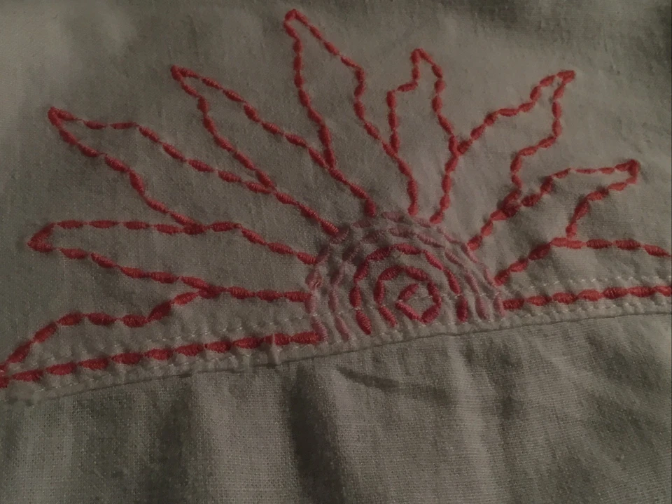 C&C California Jacket Womens Sz.M White& Red Embroidery,Linen Blend Pockets NWOT - Image 4 of 4