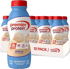 Premier Protein Shake Vanilla Flavor 30g Protein 12 Pack