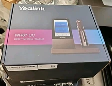 Yealink WH67 UC  DECT Wireless Earset Headset WH67UC New In Sealed Box