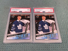 2020-21 Joseph Woll UD YG Young Guns #208 PSA 9 Rookie RC (2 Cards)