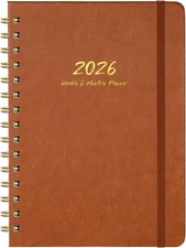 Planner 2026 - Weekly & Monthly 2026 Planner with Twin-Wire Binding, JANUARY 202