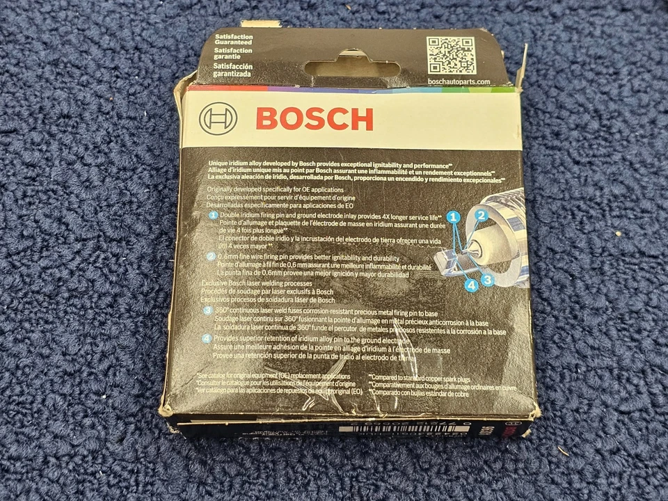 Bujías dobles de iridio Bosch 96301 para Chevrolet Malibu 2013-2015 Foto 4 de 4