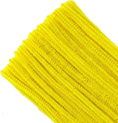 200Pcs Yellow Pipe Cleaners - Crafting Pipe Cleaners Chenille Stems, 12 Inch Hom