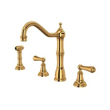 ROHL Kitchen Faucet with Sidespray U.4776L-EG-2