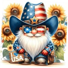 KTHOFCY 5D DIY Diamond Painting Kits for Adults, US Flage Independence Day