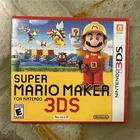 Nintendo Super Mario Maker 3DS Platformer w/ Manual, Case & Insert