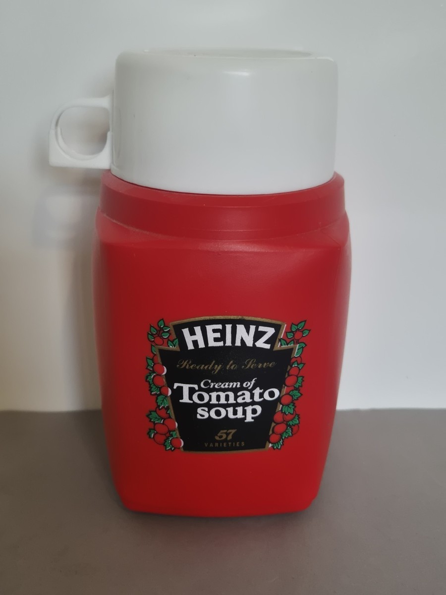 Vintage Heinz Tomato Soup Promotional Thermos Roughneck