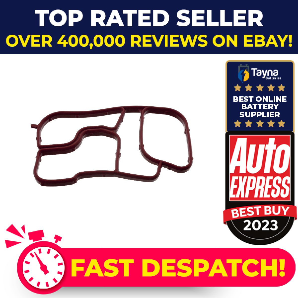Oil Cooler Gasket fits SKODA YETI 5L 1.8 09 to 17 06J117070C 6J117070C Febi New