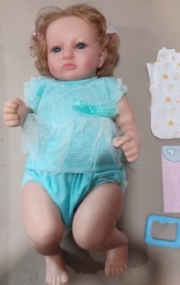 Babeside Reborn Baby Girl Doll 16'' Poseable New With Box & Accessories