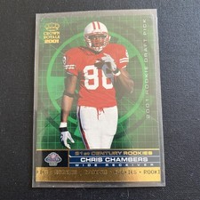 CHRIS CHAMBERS 2001 CROWN ROYALE 21ST CENTURY ROOKIE DRAFT PICKS #5