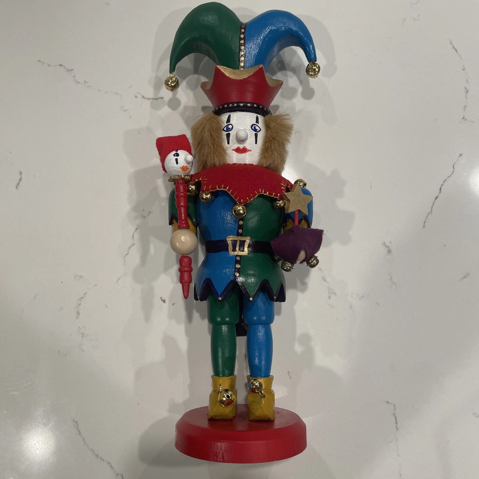 Vintage Zim’s Heirloom Collectibles Mime Jester Nutcracker 14” RARE