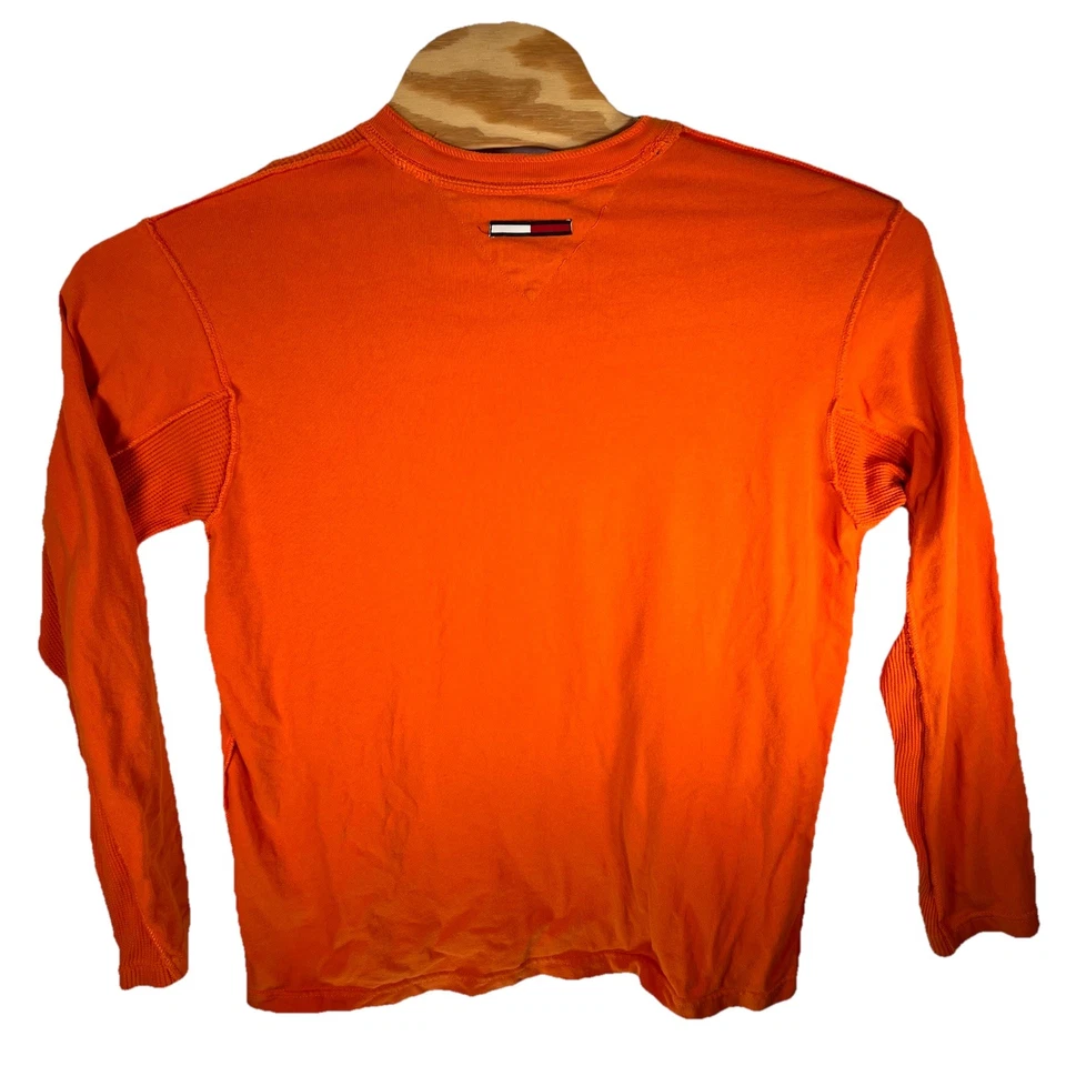 Sudadera Universitaria Tommy Jeans Tommy Hilfiger Sobreteñida Años 2000 De Colección Talla Grande Foto 2 de 4