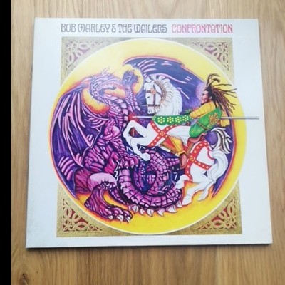 Bob Marley  - LP - Confrontation / Tuff Gong (Island) 205 482-320 von 1983