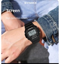 Back Light Multifunction Sport Watch Fishing Digital Watches Men's Wristwatch