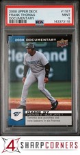 2008 UPPER DECK DOCUMENTARY #1187 FRANK THOMAS HOF POP 1 PSA 9