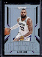 2024-25 Panini Prizm LeBron James Dominance Silver #14 Lakers