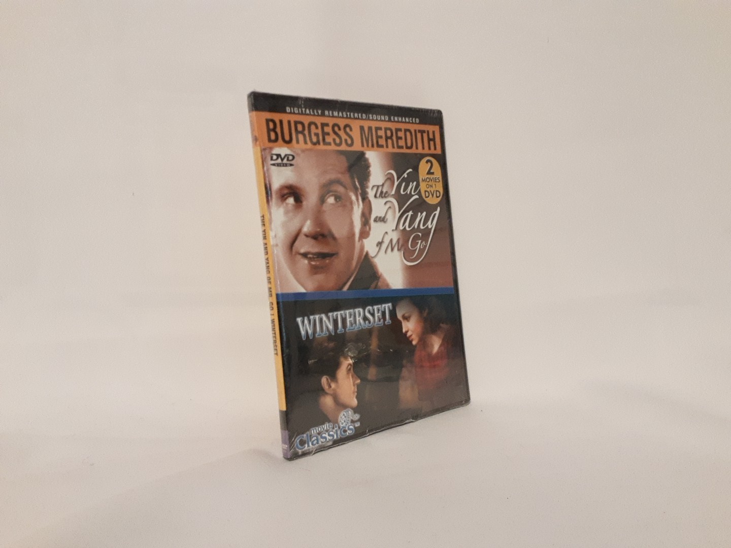 Yin And Yang Of Mr. Go + Winterset  Burgess Meredith DVD Sealed