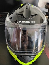 Schubert C3 PRO Motorradklapphelm mit Sonnenblende  Gr.M-L (56-59) Schwarz/Gelb