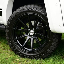 VEA AUTOMOTIVE VOLKSWAGEN AMAROK 20" 10 SPOKE ALLOY WHEELS IN GLOSS BLACK X4