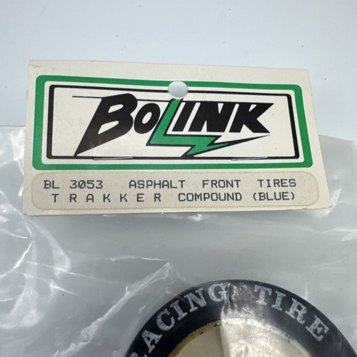 Vintage Bolink Asphalt Front Tires TRAKKER Compound Blue BL-3053 - Picture 2 of 4