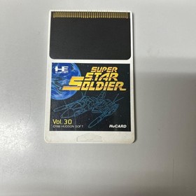 Super Star Soldier PC Engine HuCARD Shooting Game Hudson Japan