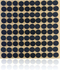 100Pcs Felt Cabinet Door Bumpers Pads Quiet round Rubber Feet Non Slip Silicone