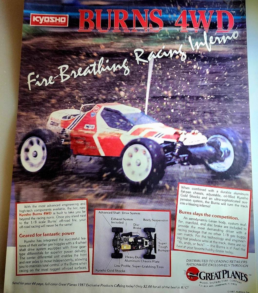 Kyosho Burns Hobby RC Car, Truck & Motorcycle Models & Kits