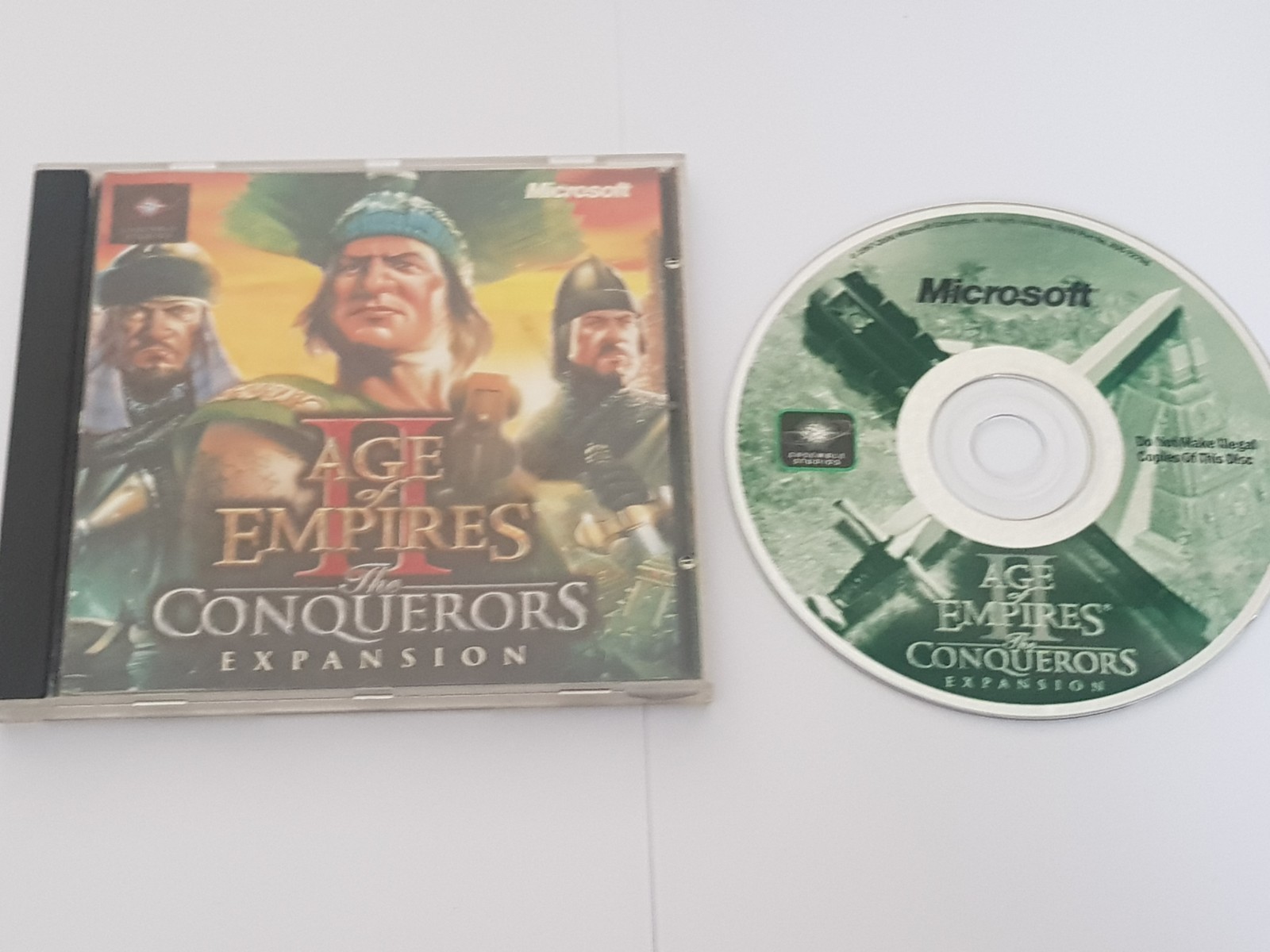 Age Of Empires II The Conquerors Expansion Pack Add On PC CD ROM 2000 Cd Case